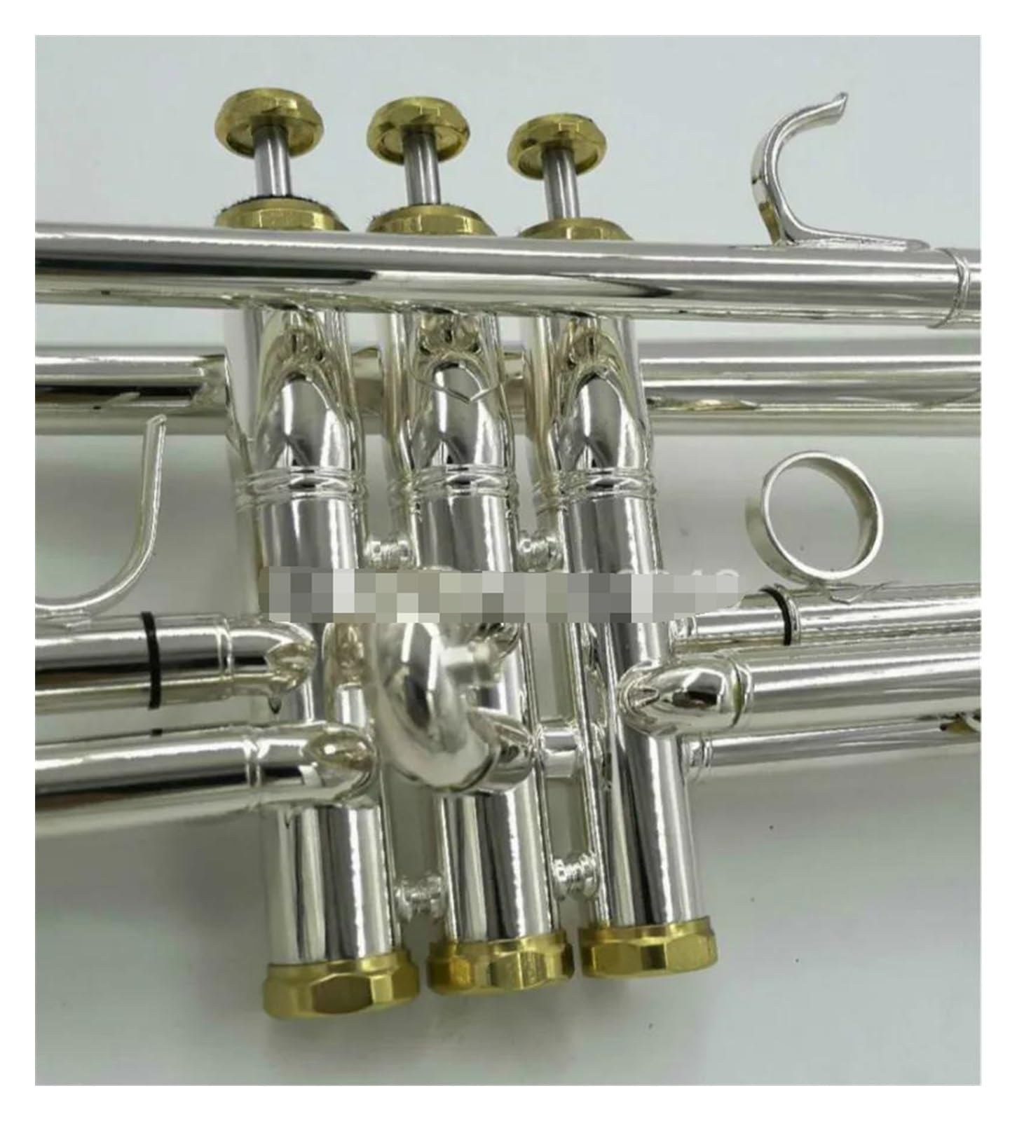 trąbka instrument Trąbka Bb Mosiężny Instrument Muzyczny Posrebrzany Korpus Złoty Lakier Kluczowa Jakość Trąbka Z Ustnikiem