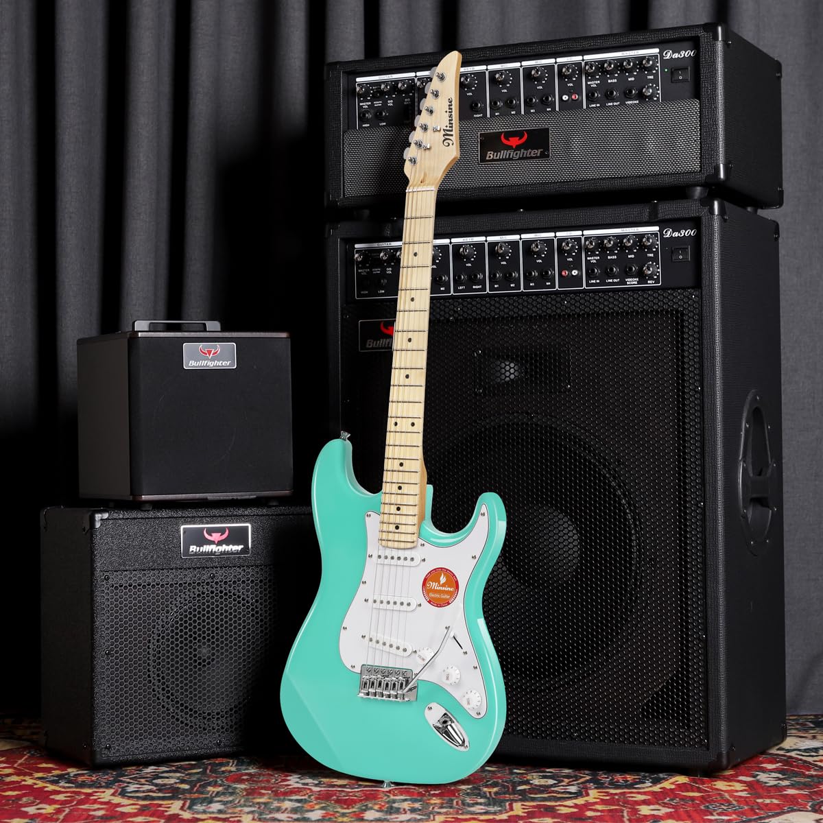 Amazon | Bullfighter 初心者向けエレキギターセット、男の子、女の子