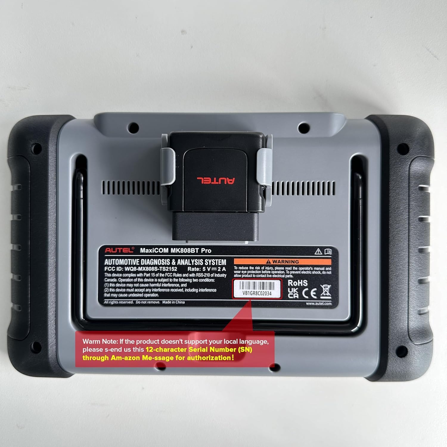 Autel MaxiCOM MK808BT PRO Android 11.0 OS (Ulepszony MaxiCheck MX808S MK808S MK808), 2025 Test Aktywny & Dwukierunkowy Skaner, Cała Diagnostyka Systemu, 28+ Usług, Kompatybilny Z Autel BT506/ MV108
