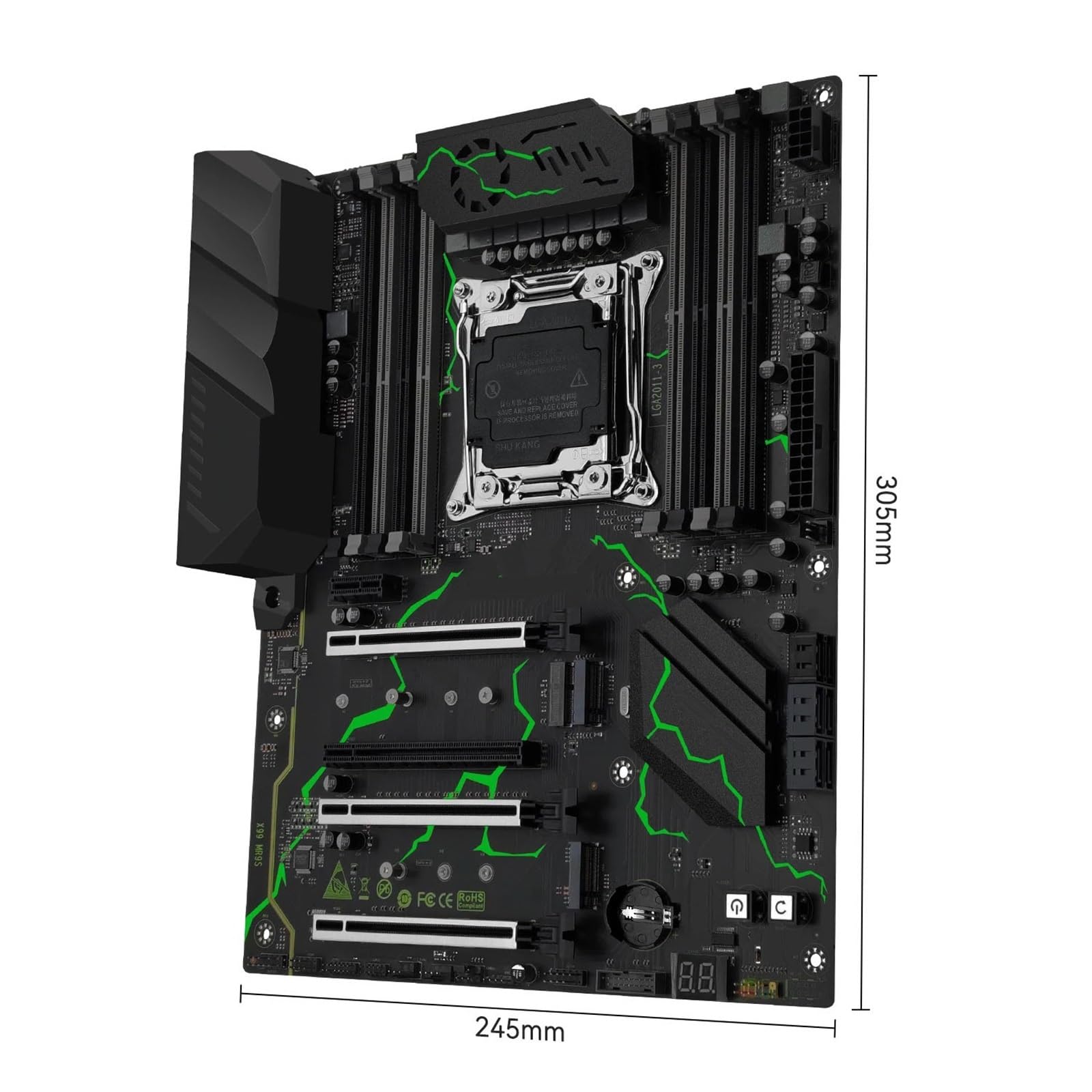 Placa Madre Fit For MAQUINISTA X99 MR9S