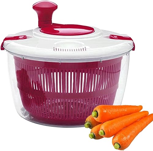 Miniatura 5 de Good Grips - Molinillo grande para ensalada, ensaladera para servir, 3 L, para lavar y lavar verduras, fruta, verduras, para lavar, girar y secar