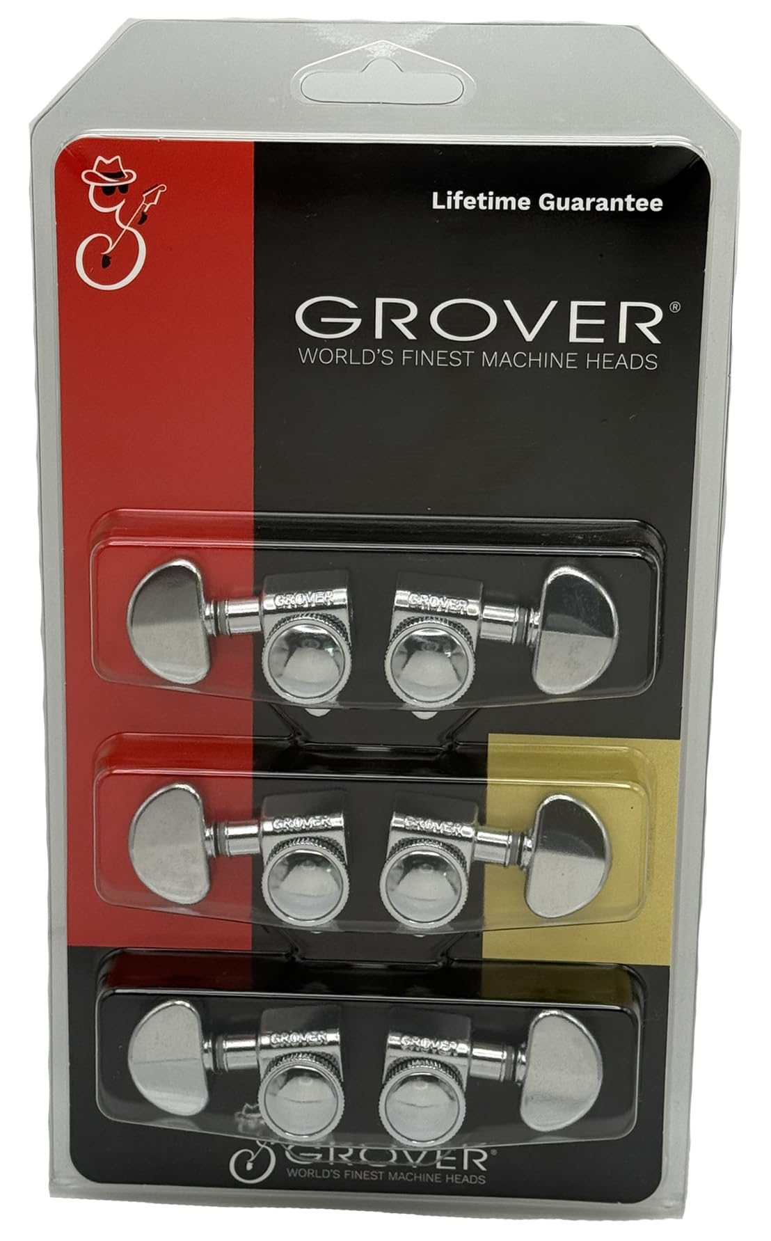 Amazon.com: Grover 502C ROTO-GRIP Locking Rotomatics Guitar Tuners