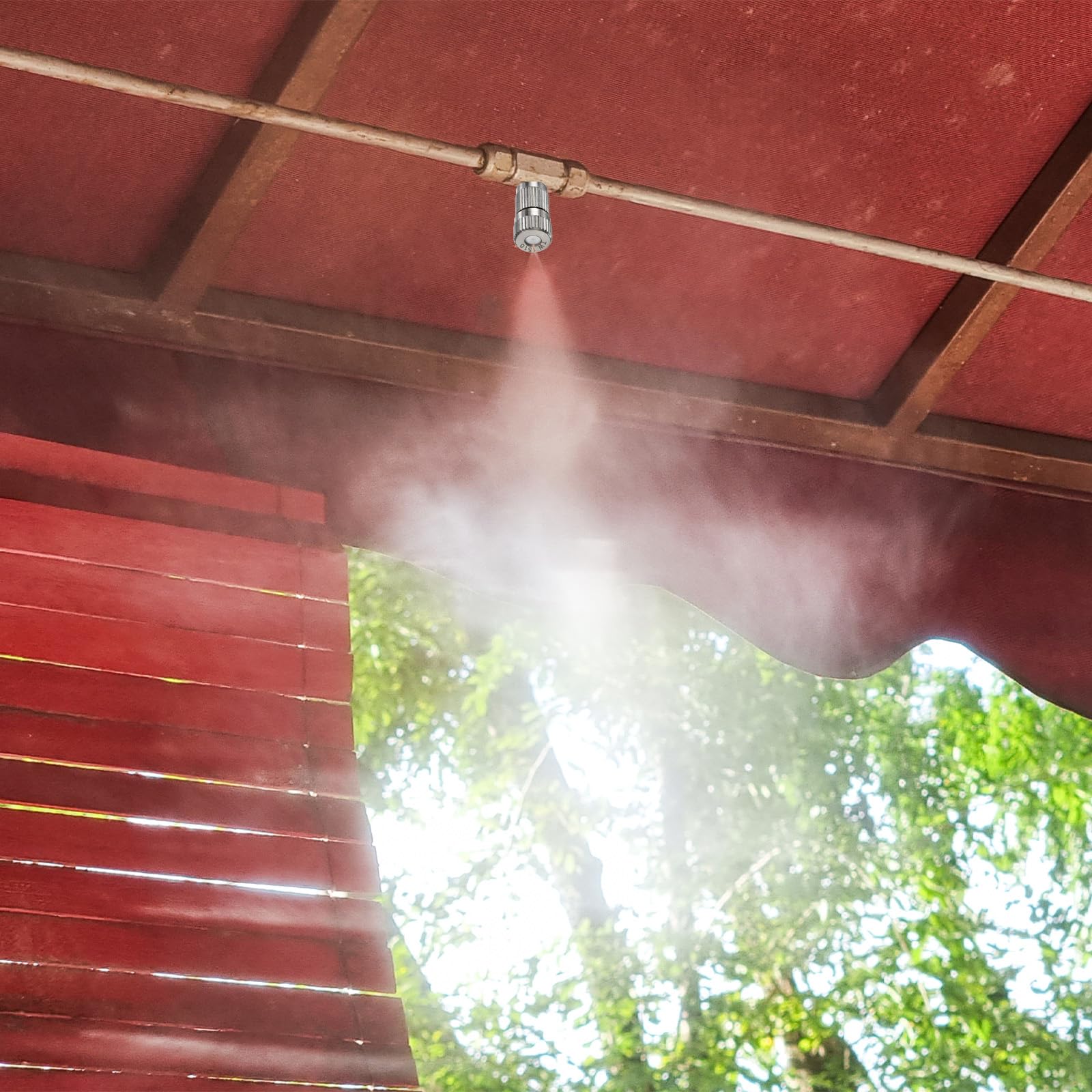 20 sztuk mosiężnych dysz zraszających, dysze zraszające o otworze 0,016"/0,4 mm, głowica dyszy zraszającej wysokociśnieniowej do systemów chłodzenia zewnętrznego/szklarni/ogrodów [3/16]