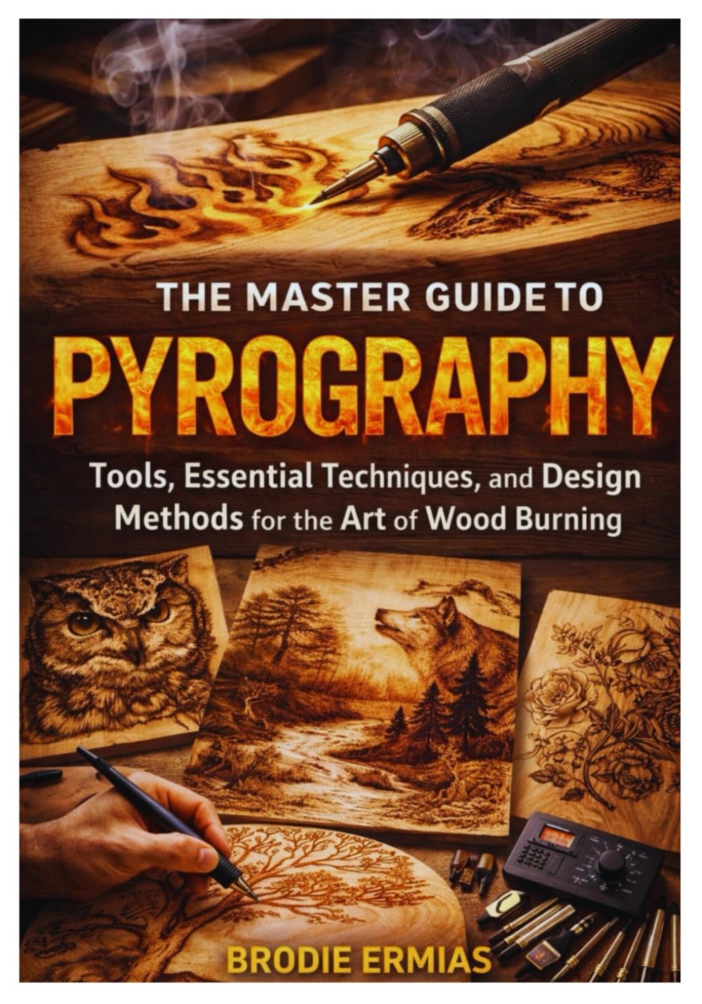 THE MASTER GUIDE TO PYROGRAPHY: Tools, Essential Techniques, and Design Methods for the Art of Wood Burning