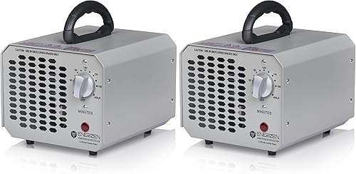 Miniatura 12 de Enerzen Generador de Ozono 60,000mg Industrial O3 Purificador de Aire Desodorizante (60,000mg - Negro) Negro - 60,000 mg/H,Gris - 70,000 mg/h,Plata