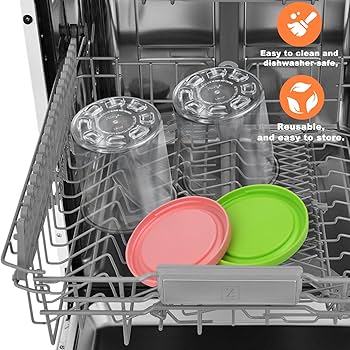 4 Pots à Glace Avec Couvercles Et Cuillères - Compatibles Sorbetière Ninja - Sans BPA - Lave-vaisselle