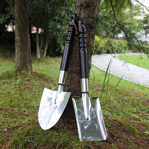 Miniatura 9 de BESPORTBLE Stainless Steel Gardening Spade Potted Tool for Bonsai and Flowerpots Practical Garden Shovel for Digging Weeding and Uprooting with