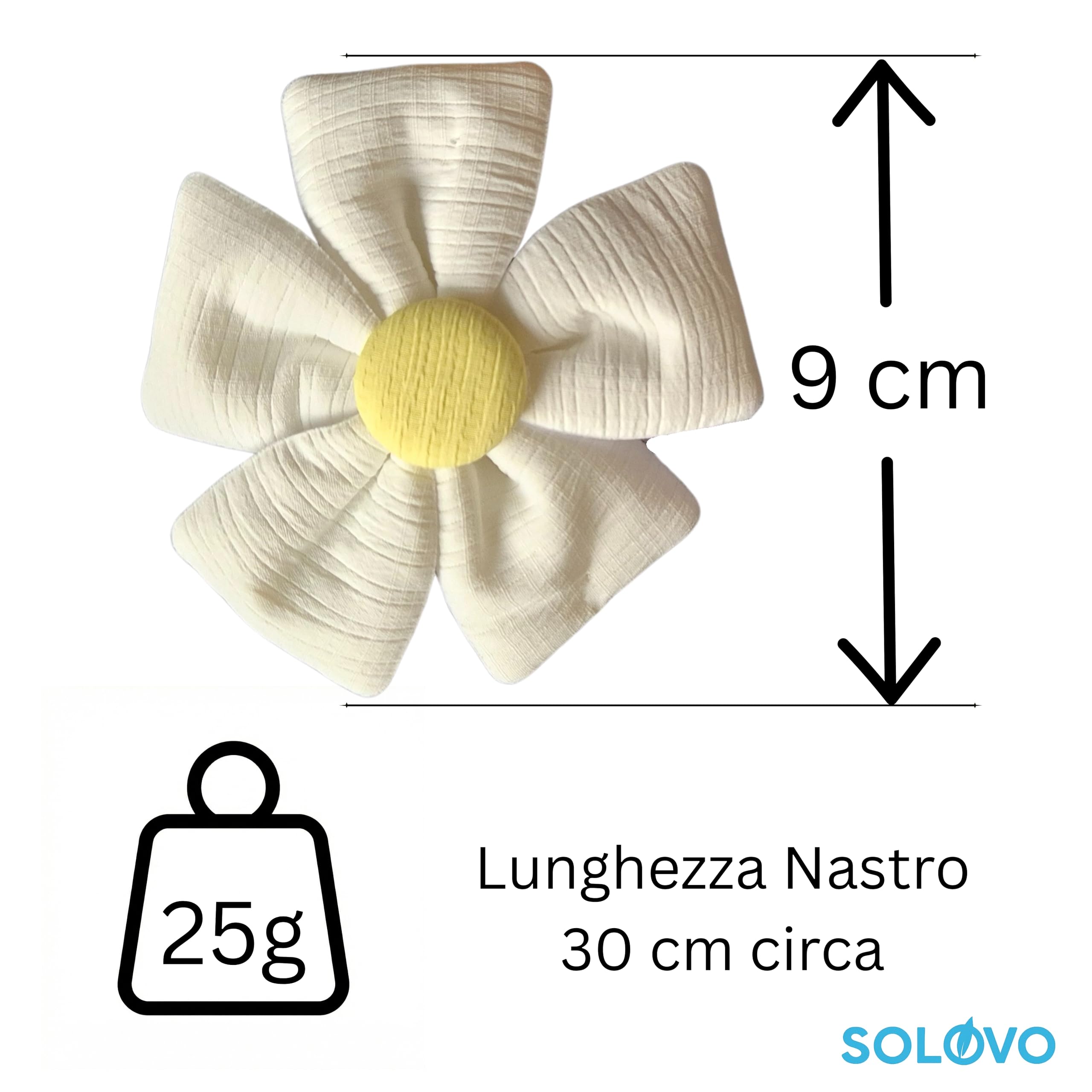 Bloom Coppia Calamite per Tende a Forma di Fiore Bianco