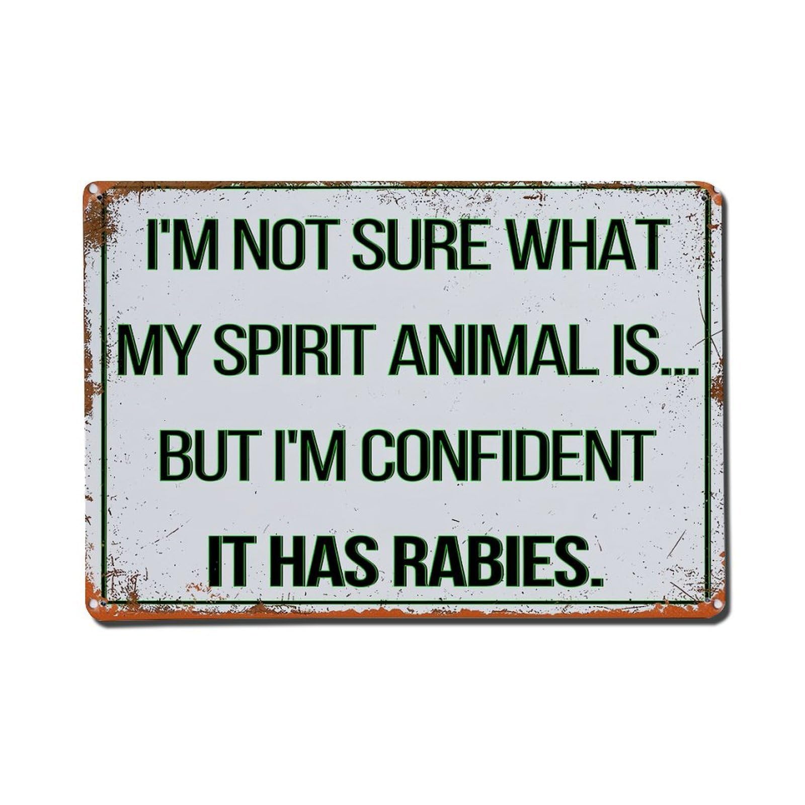 Jdfenggu Vintage I Am Not Sure What Retro Metal Tin Sign, Metal Poster For Bar, Home, Man Cave, Kitchen, Laundry Room Art Decor 8X12 Inch