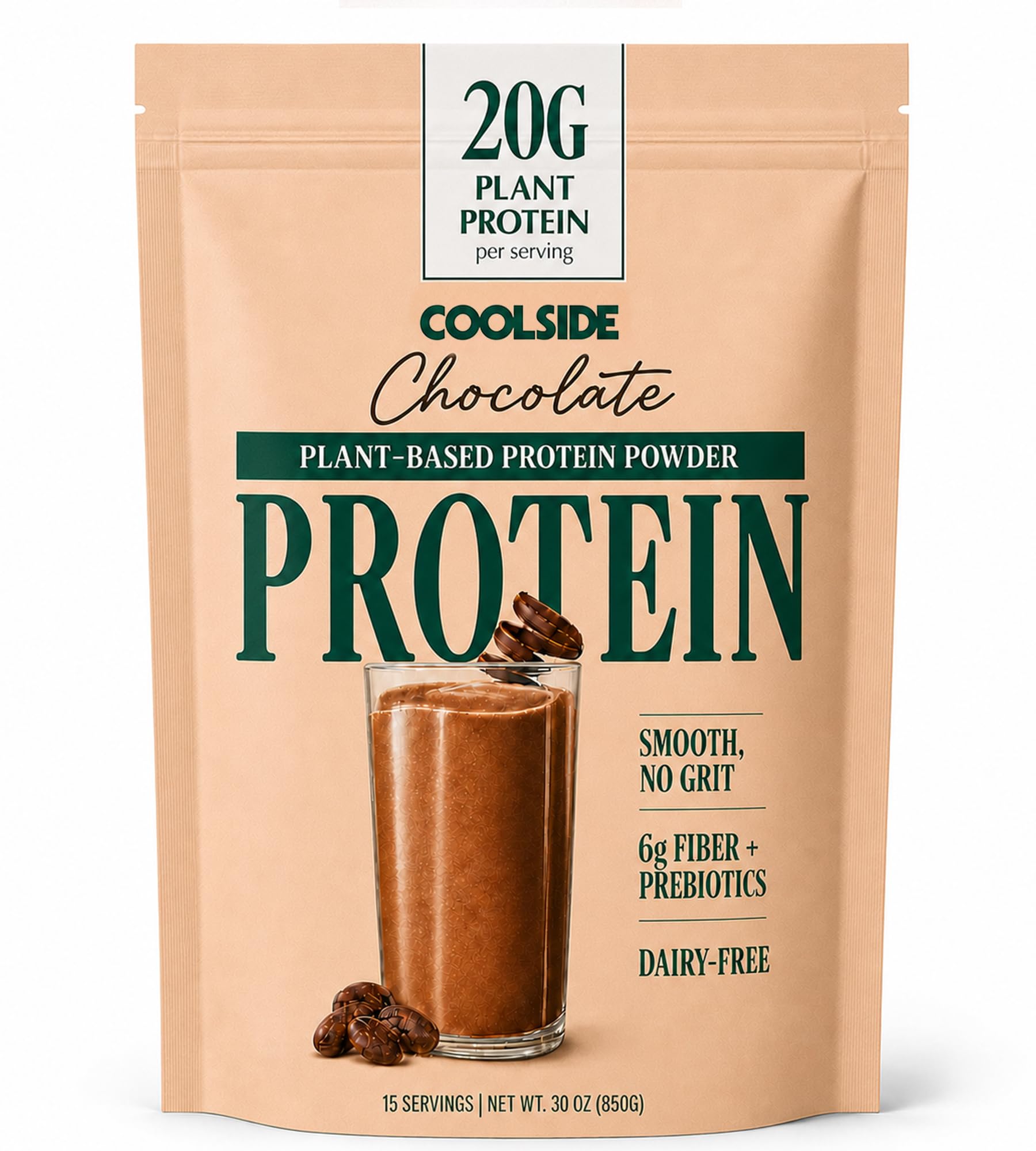 Amazon.com: Coolside Clean Plant Based Protein Powder, Probiotics