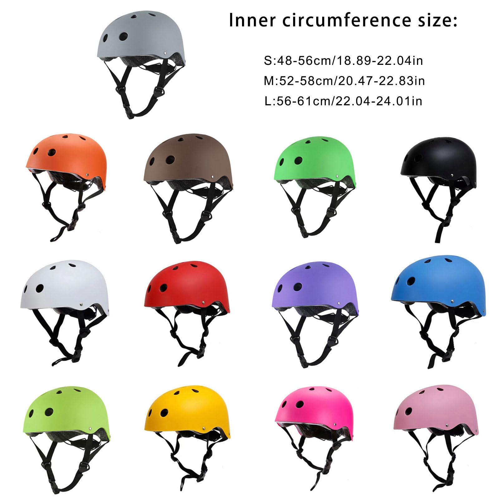 Adjustable Bike Headgear Skateboarding for Teen Adult Cycling Scooter Roller Skating Rollerblading Scooter - 4