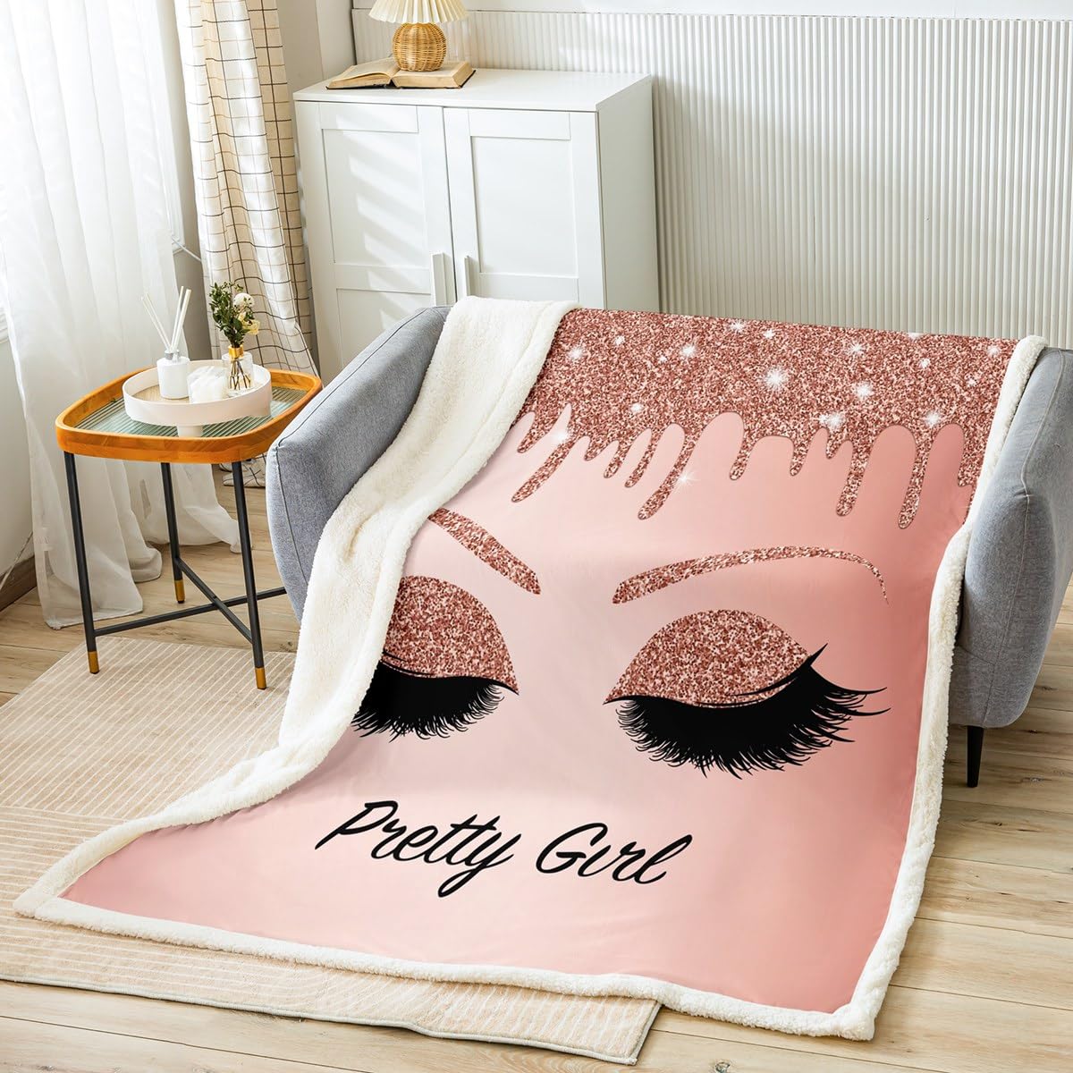 Erosebridal Eyelash Fleece Blanket Baby 30