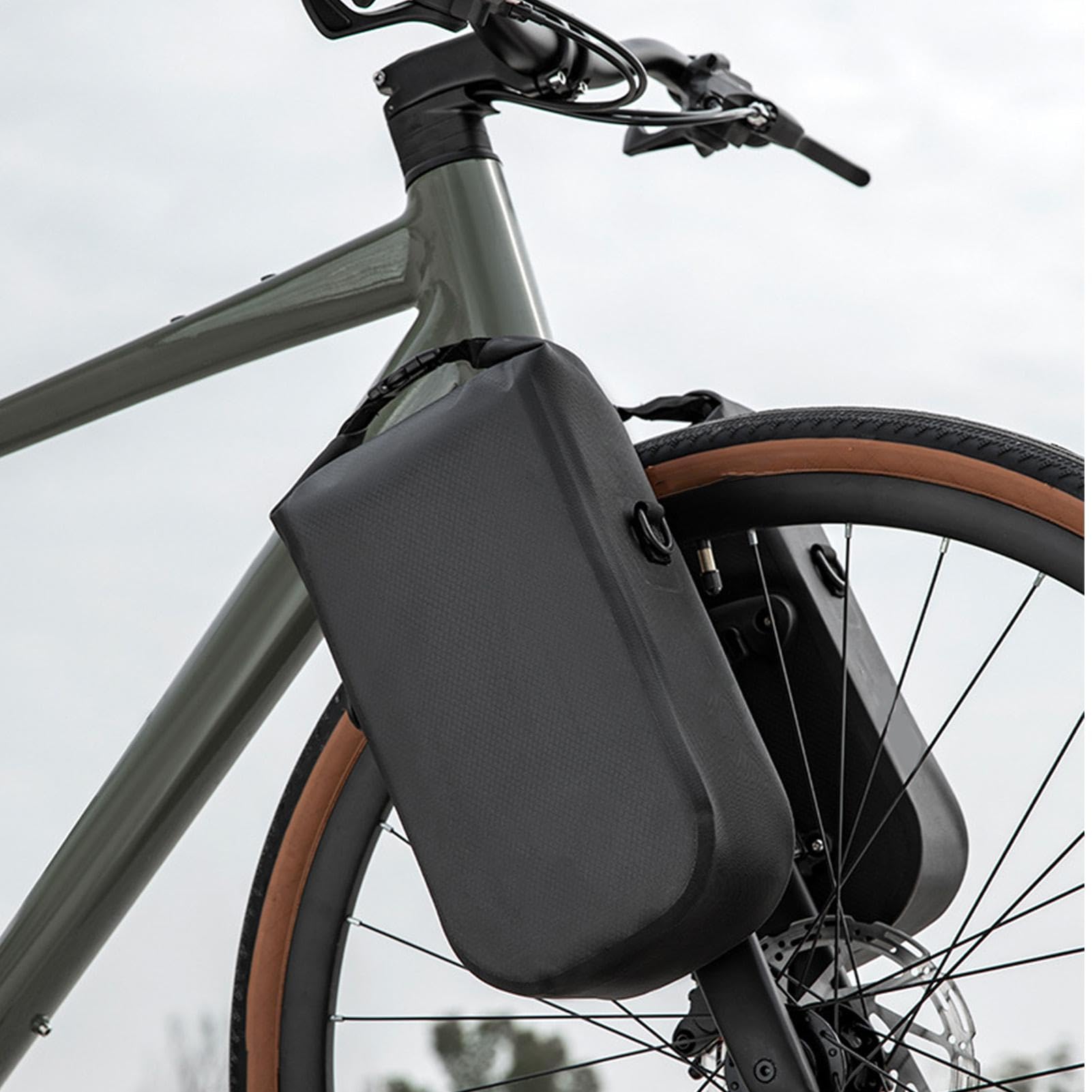 Borse Laterali Bici Sacca Impermeabile per Bici 5,5 L | Pannier da ciclismo per Ciclismo Mountain Biking Pendolarismo Touring Bici Campeggio Viaggi Lunghe Distanze