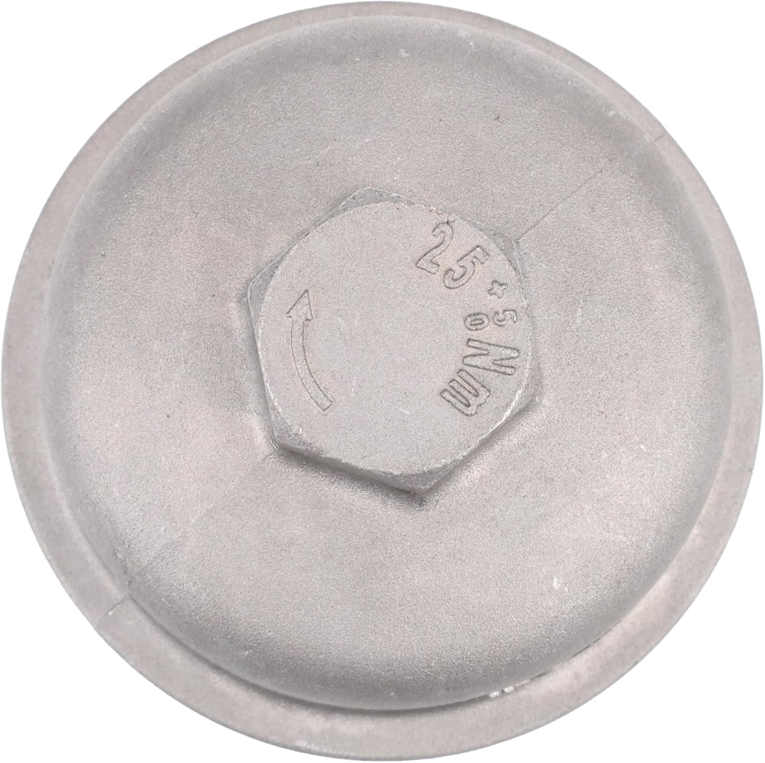 URO Parts 11427557011PRM Oil Filter Cover Cap, Aluminum vs OEM is plastic