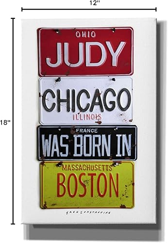 Miniatura 9 de Epic Graffiti Arte de pared en lienzo Gregory Constantine, "Judy Chicago" de Gregory Constantine, 12 x 18 pulgadas