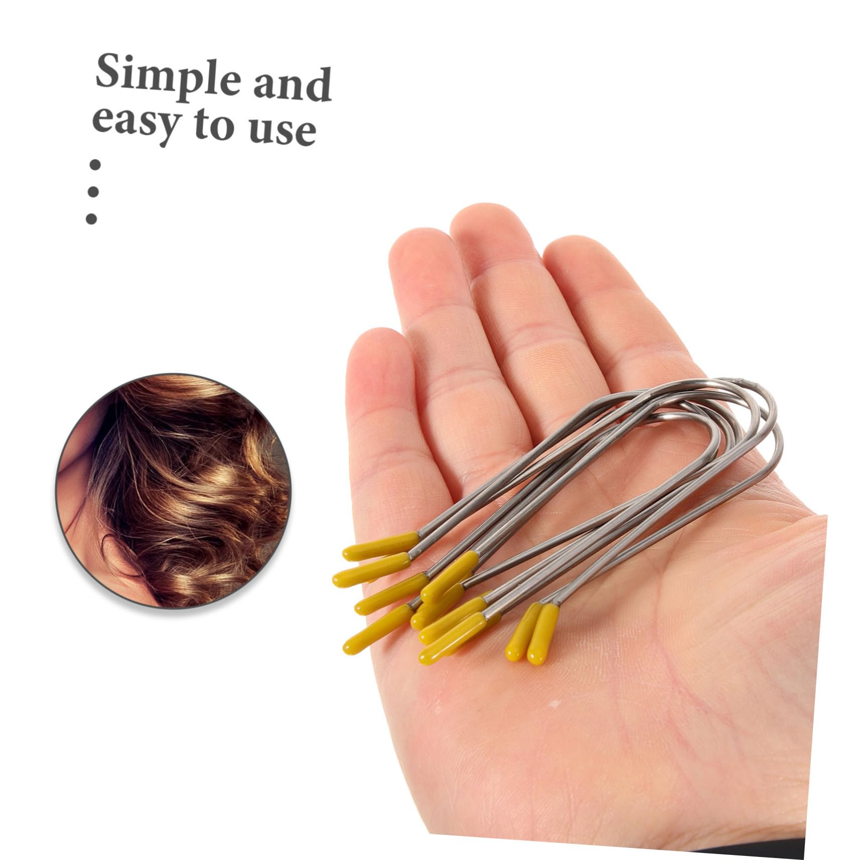 Healeved 100stücke Heiße Roller Klammern Für Lockenwickler Edelstahl Sicherungsclips Für Haarstyling Geeignet Für Haartypen Und Längen Praktische Und Wiederverwendbare Klammern