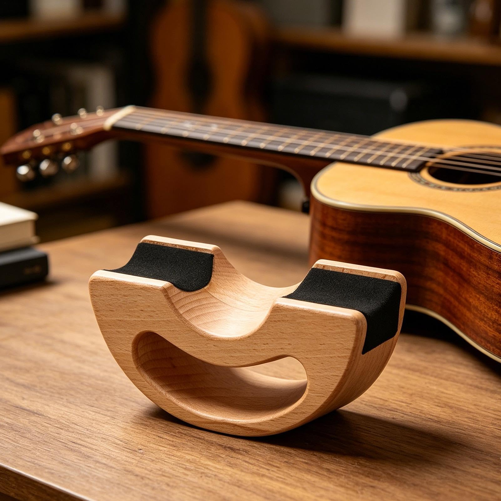 Cuna Reposamástil De Guitarra Soporte para Instrumentos Musicales | Soporte Apoyo Reposamástil Guitarra Soporte De En El Escenario Prácticas Mantenimiento Estudio Hogar Taller Y Banco De