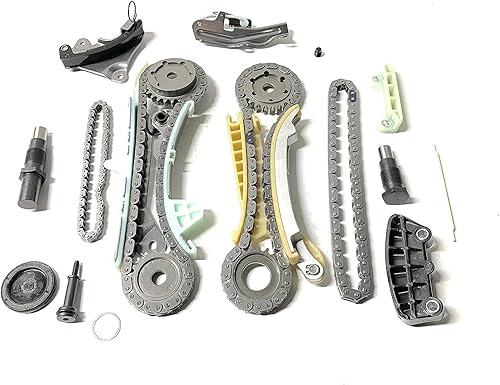 Miniatura 8 de Kit de cadena de distribución con tensor de piñón guía de cadena de guía de cadena compatible con Ford Explorer 1997-2010 Explorer Sport Trac
