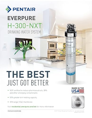 Miniatura 3 de Pentair Everpure H-300-NXT - Sistema de agua potable, EV927151, incluye cabezal de filtro, cartucho de filtro, todos los accesorios y conectores,