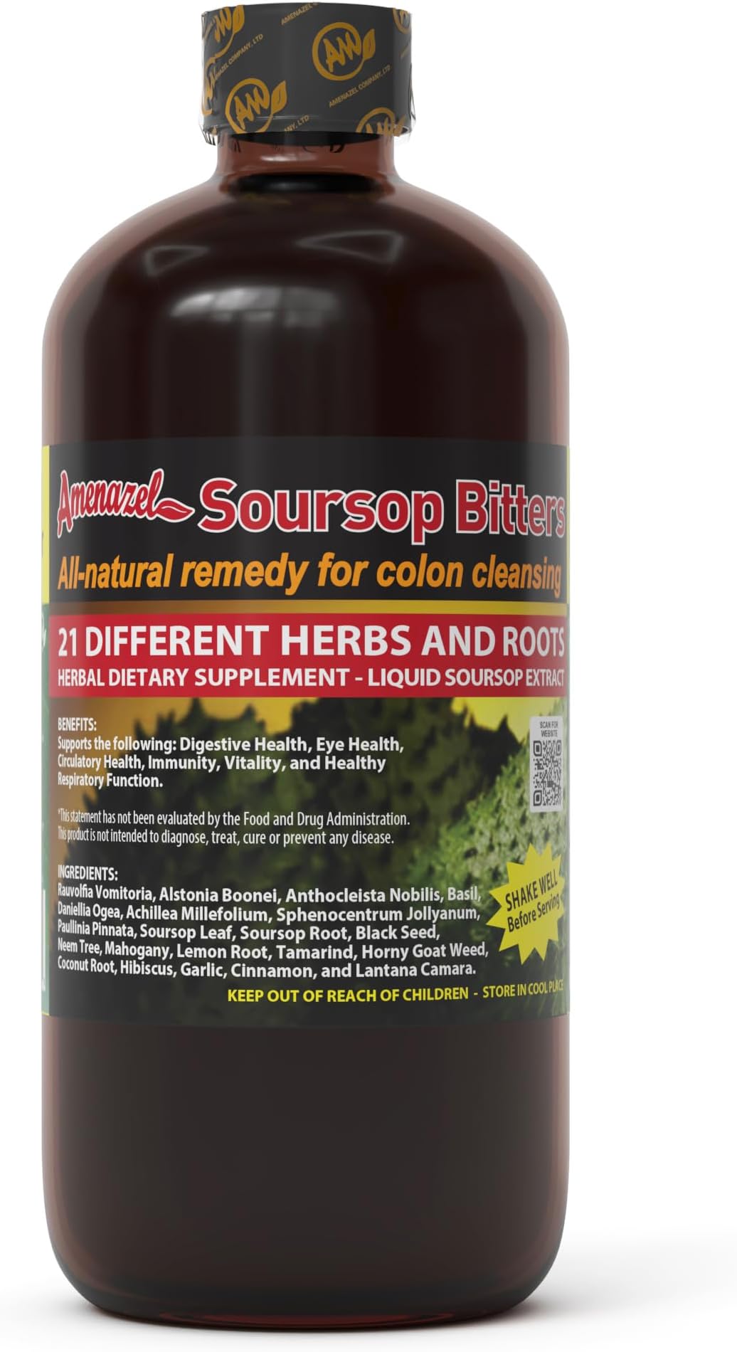 Amenazel Soursop Bitters 16oz