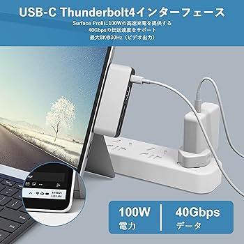 Amazon | Microsoft Surface Pro 8 専用 USB ハブ ドッキング