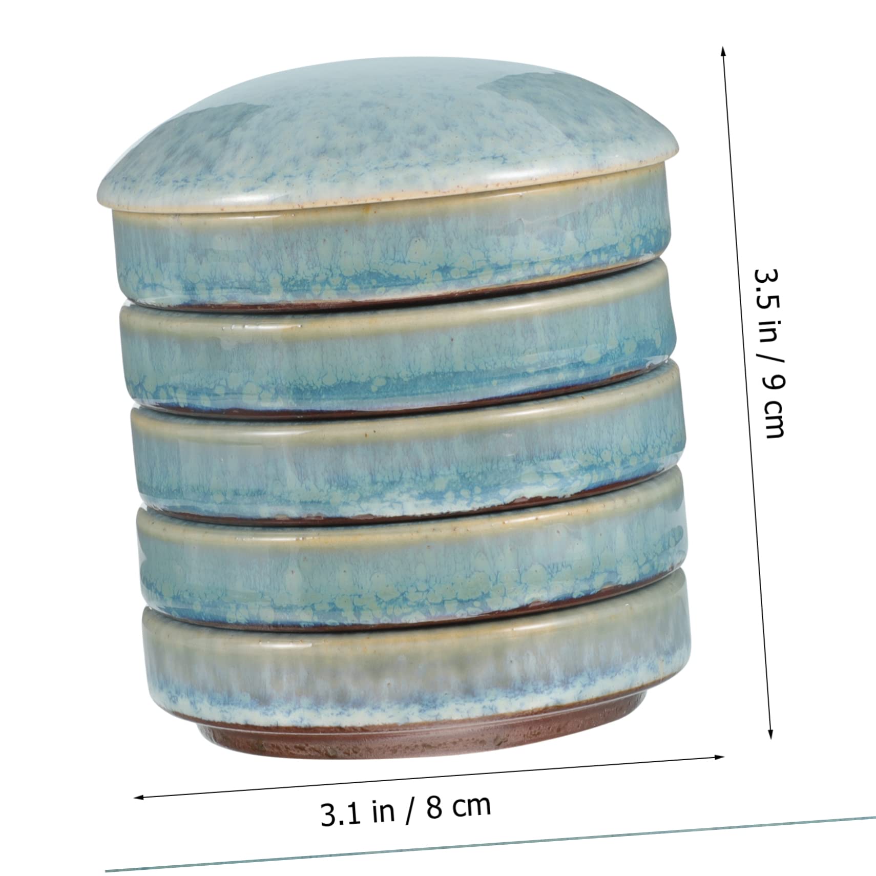 Palette Céramique à 5 Couches, Lot de 1 Set de Set, Plateau de Mélange
