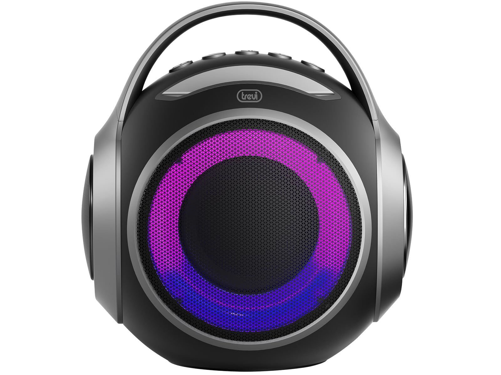 Trevi XR 8A 202 Speaker Portatile 20W, Cassa Wireless con Funzione TWS, Presa USB, Micro SD, Batteria Integrata, Nero