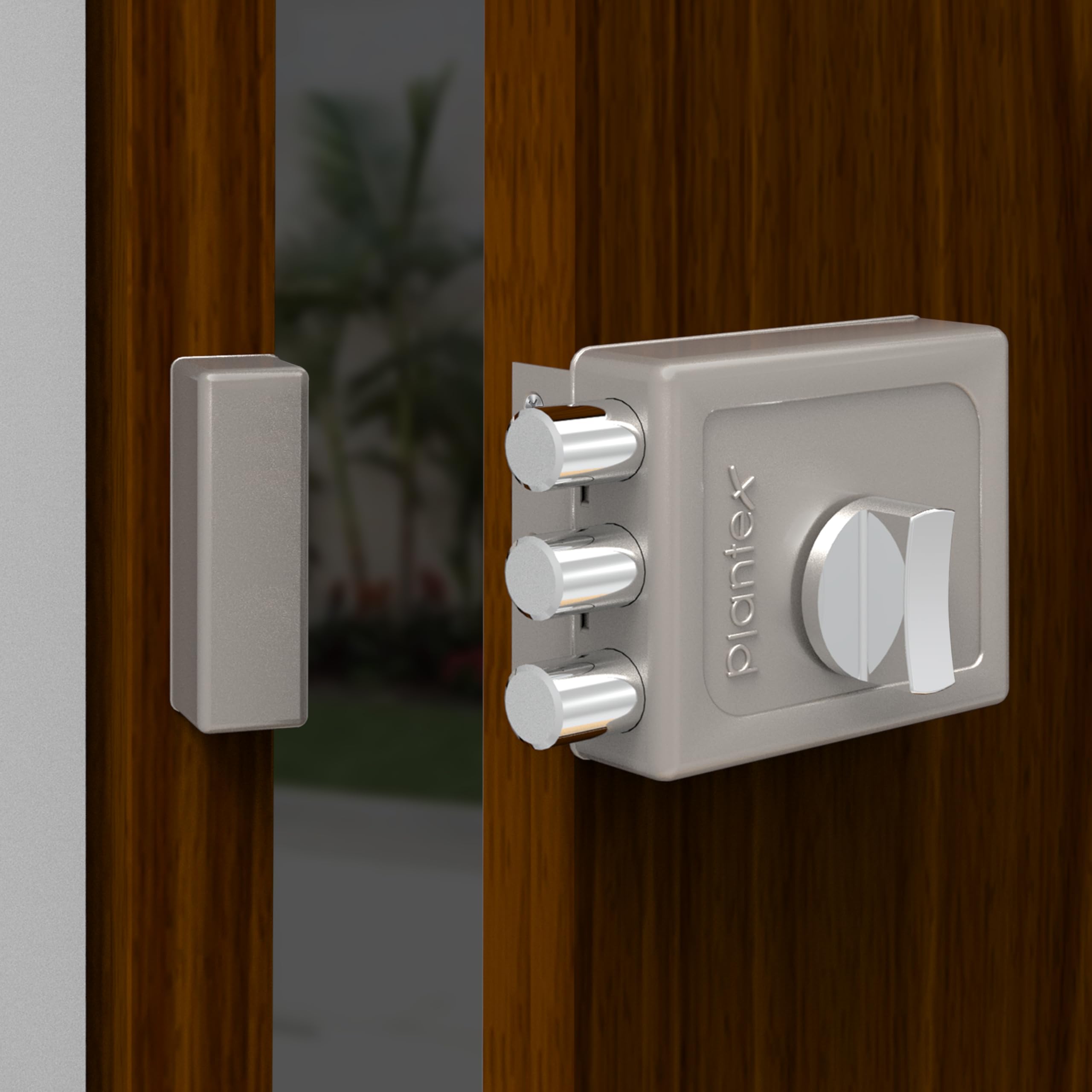 Plantex Heavy Duty Tri Bolt Lock with Key & Knob for Main Door/Suitable on Single Door for Home,Office,Hotel - Pack of 1 (Matt) (B0BSV7WP15) Amazon Price History, Amazon Price Tracker