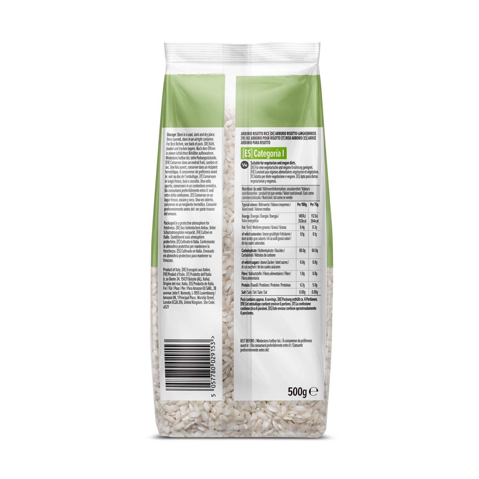 by Amazon Arroz Arborio, 500g