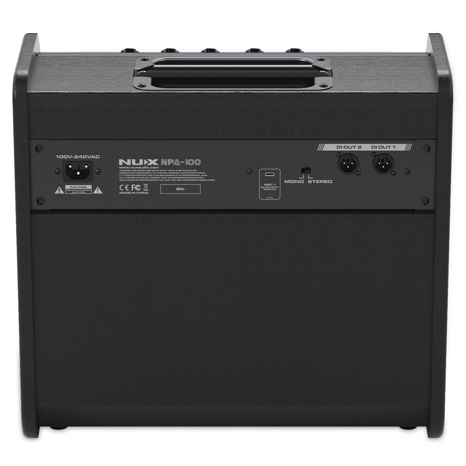Nux NPA-100 Schlagzeug-Verstärker E-Drum Monitor mit keepdrum Klinkenkabel