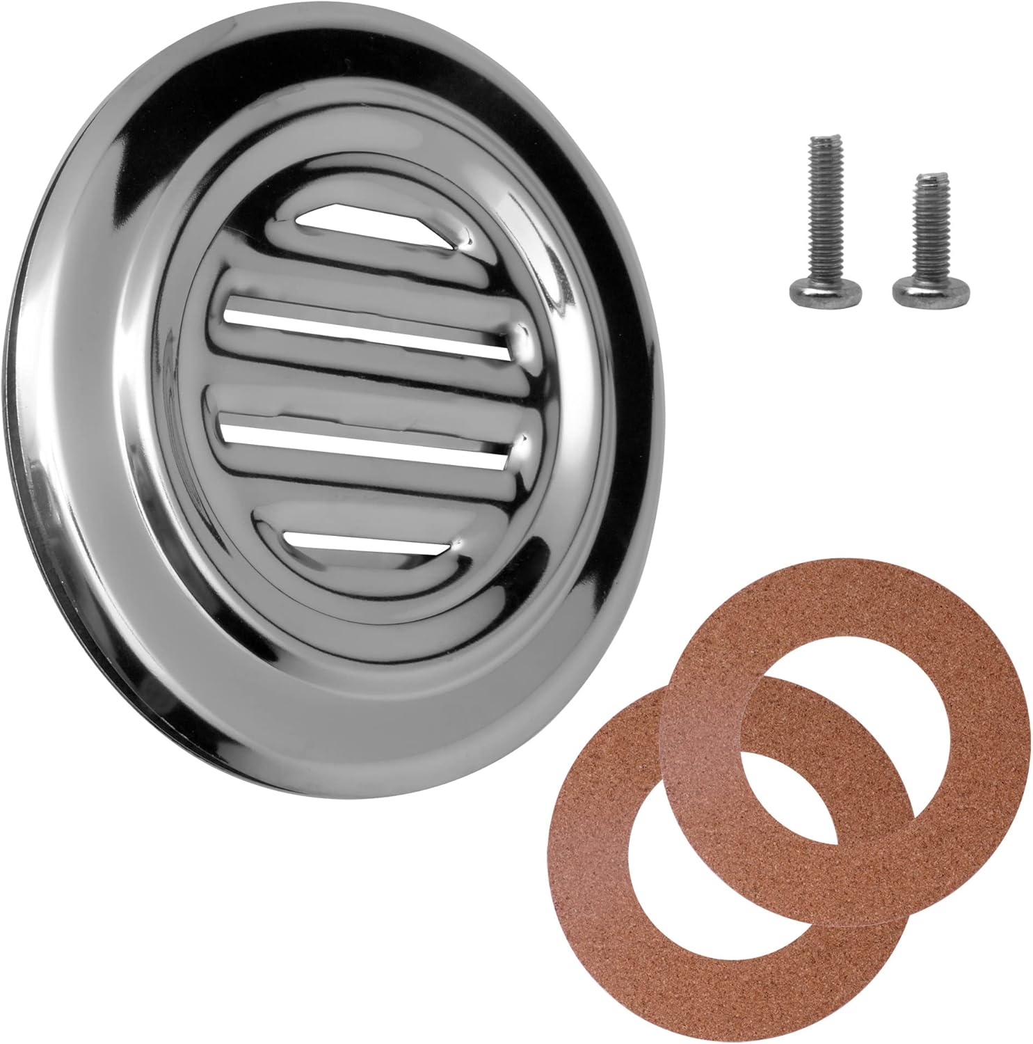Brixwell 834SPS Polished Stainless Steel 5-5/16" No-Draft Speak-Thru