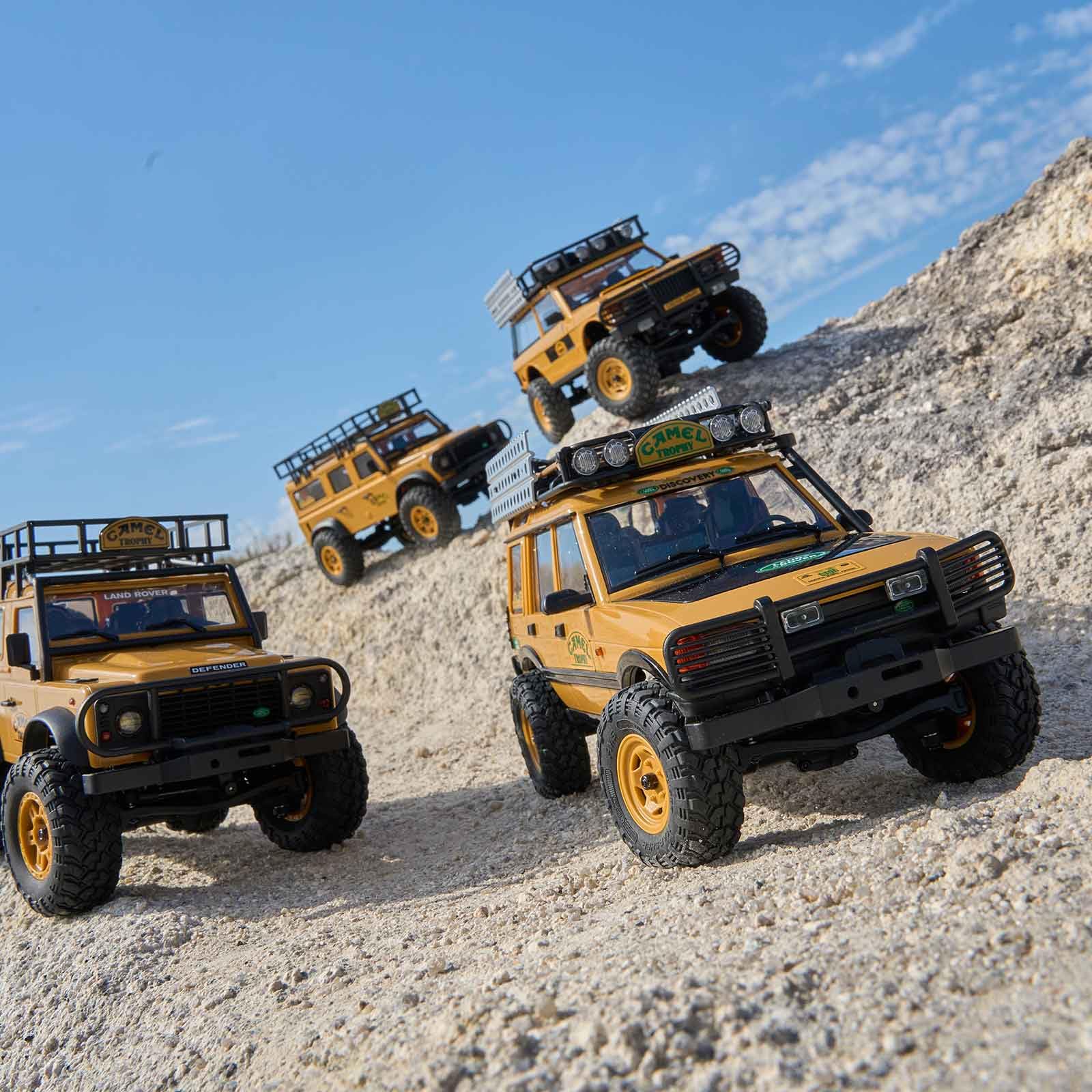 FMS fcx24m Discovery ラジコンクローラー FMS 1/24 FCX24M Land Rover Camel Trophy Edition RTR