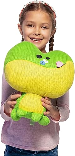 Ami Amis Jumbo Pickle - Peluche de ganchillo suave y acogedor, detalles adorablemente lindos, tamaño extra para entusiastas de la colección