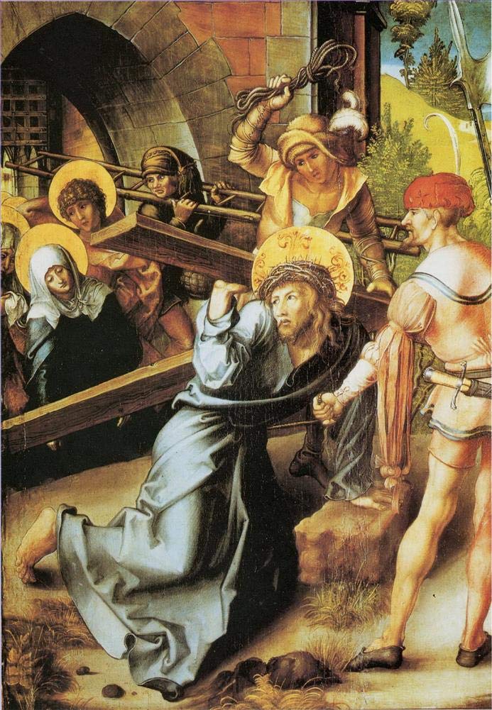 Triptyque d'art célèbre La Croix de Jésus Christ, cadeau d'exception - 6