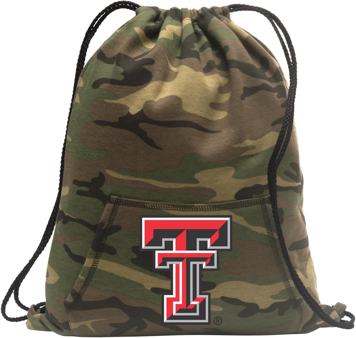 Broad Bay Camo Texas Tech Cinch Bag COOL Hoody Cinch Backpack