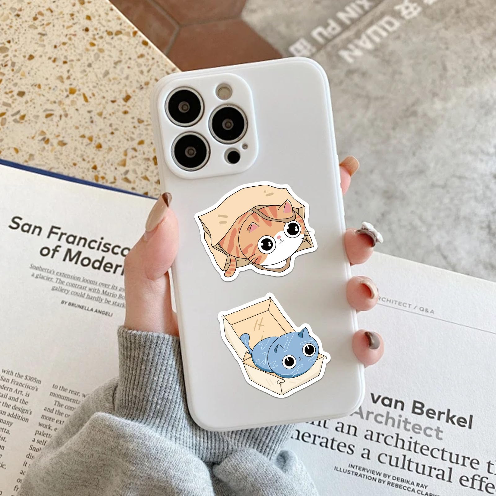 TICKLELY 200 Autocollants Drôles Meme Chat/Chien - Stickers Vinyle Étanche pour Ordinateur Portable, Bouteille d'eau, Scrapbooking et Décorations Kawaii TICKLELY 200 Autocollants Drôles Meme Chat/Chien - Stickers Vinyle Étanche pour Ordinateur Portable, Bouteille d'eau, Scrapbooking et Décorations Kawaii