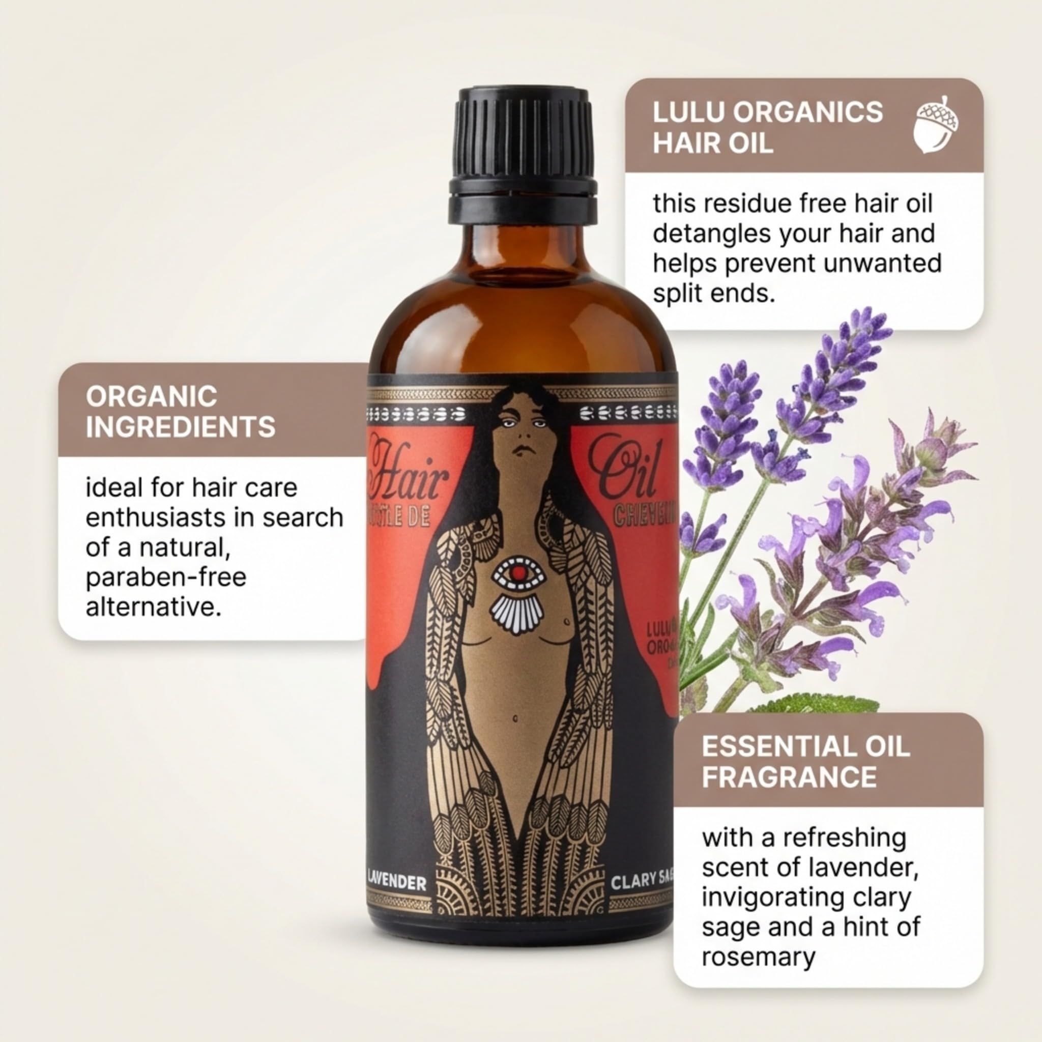 Amazon.com: Lulu Organics Argan Oil for Hair, Nourishing