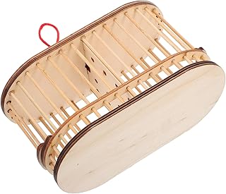 POPETPOP 1 Peça Terrário De Gaiola De Gafanhoto Para Répteis Habitat De Gafanhoto Cesta De Críquete De Madeira Mini Gaiola De Grilo Gaiola De Gafanhoto De Madeira Gaiola De Madeira Caixa