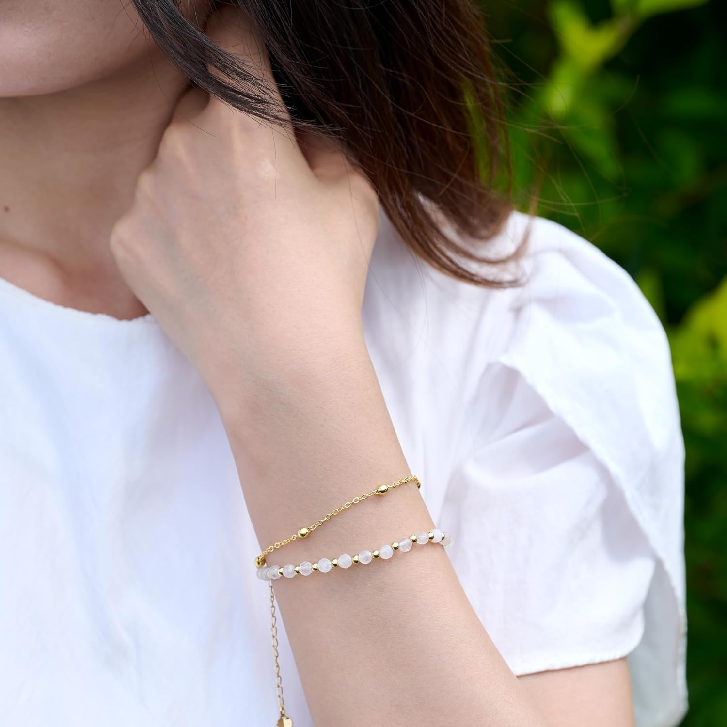 Farfume Crystal Bracelet Beaded Bracelets 4mm Natural Stone Beads Gemstone Handmade Jewelry Valentine's Day Gifts - Image 5