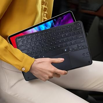 Black Tablet Keyboard, Laptop Wireless Bluetooth Keyboard