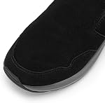 FitVille Men's Wide Slip on Shoes for Men Hiking Loafers Go Walking Shoes Trekking Trails Sneakers with Arch Support