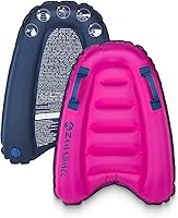 Zamasmel Kids Inflatable Boogie Board - Durable Lightweight Bodyboard for Beach Pool Wave Riding & Summer Fun