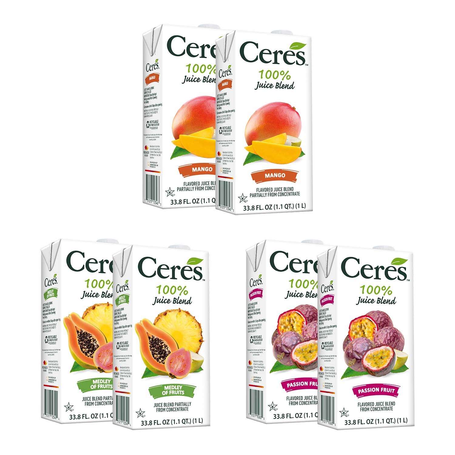 FRUITS　No.13 Amazon.com : Ceres 100% All Natural Pure Fruit Juice Blend Variety