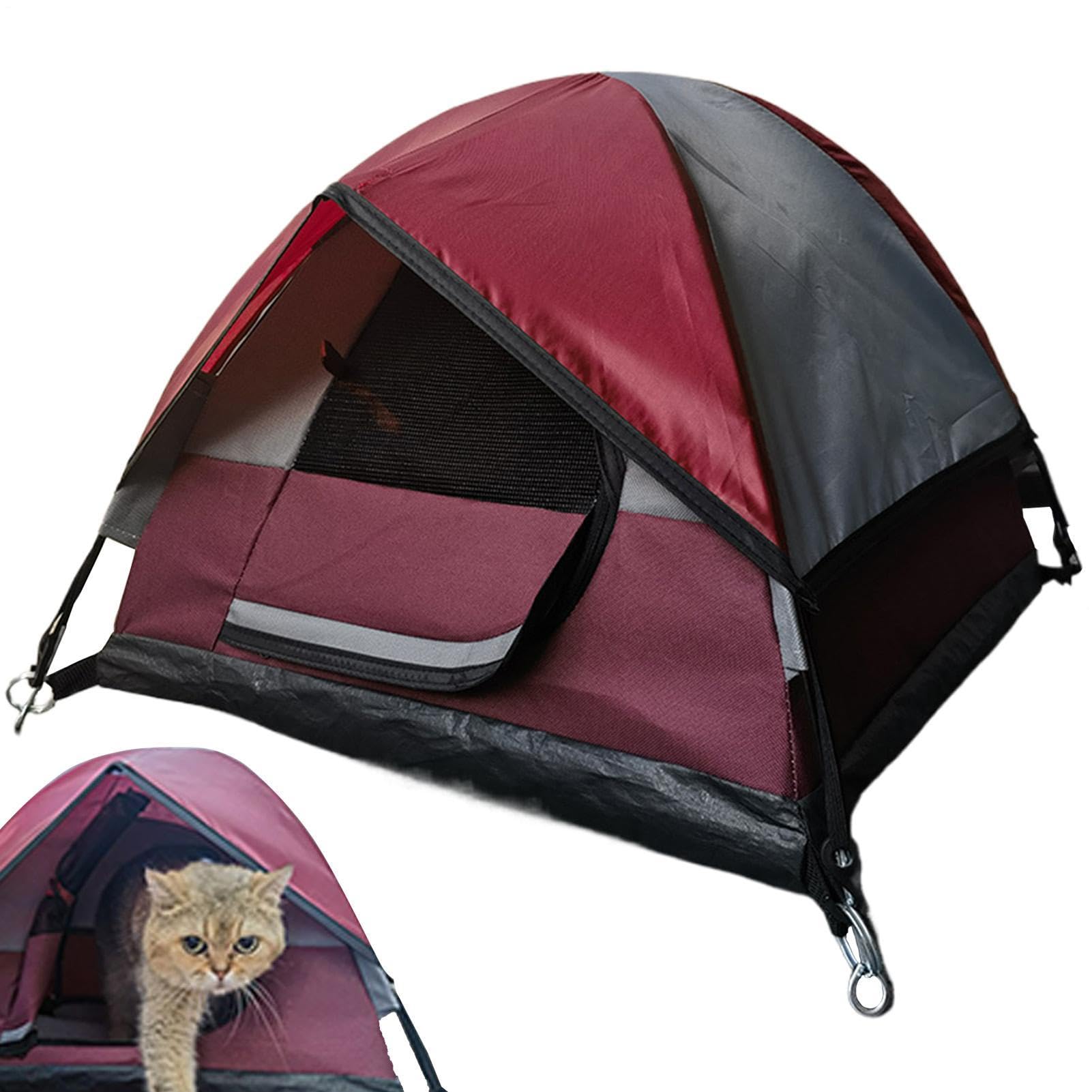 Generico Tenda per gatti, Tenda per gatti da per all'aperto per | Tenda per gatti impermeabile Tenda per animali domestici da esterno per cuccioli, cani, animali di piccola taglia