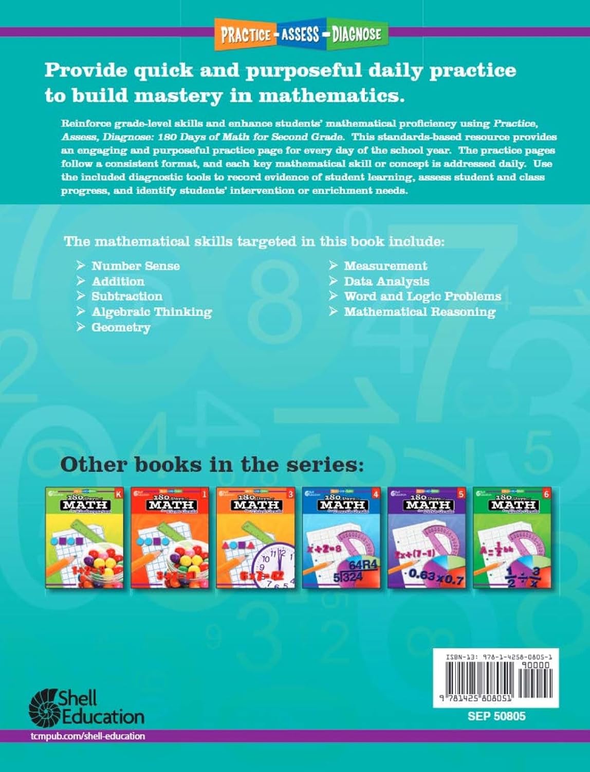 180 Days™: Includes Reading 2nd Edition, Writing, and Math for 2nd Grade Practice Workbook for Classroom and Home, Cool and Fun Practice Created by Teachers      First Edition