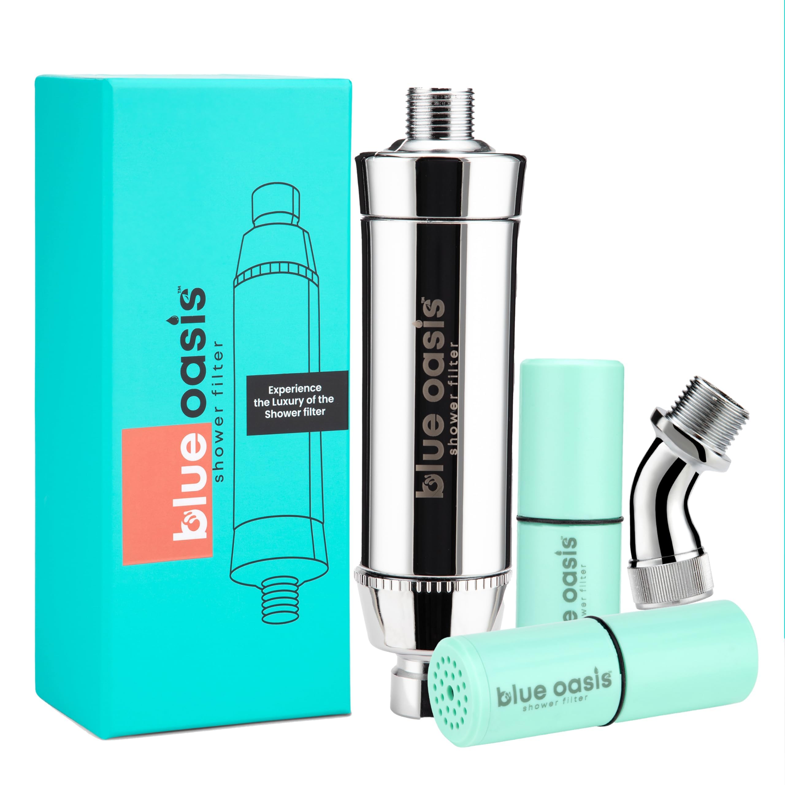 TUV 99% Certified | KDF-55 & Carbon Fiber Technology | Removes Chlorine & Impurities, Softens Hard Water | Revitalizes Skin & Hair for a Luxurious Spa-Like Shower