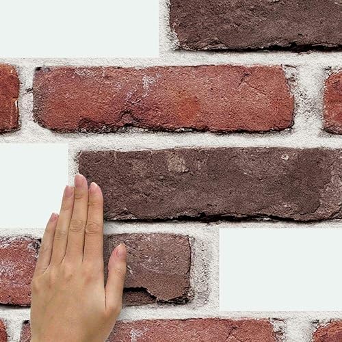 Miniatura 8 de RoomMates RMK4062GM Adhesivos de pared gigantes de ladrillo rojo