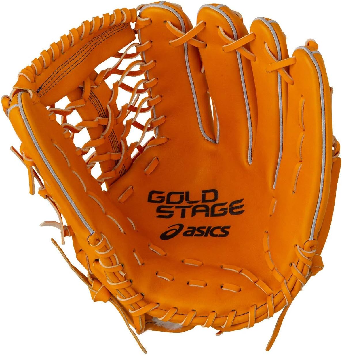 asics Baseball Soft Glove Gold Stage Outfield Vertical Right Throw (LH) Size 12 3121A425 3121A425 Orange LH