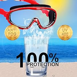 2 Pack Kids Swim Goggles, Swimming Glasses for Children from 3 to 15 Years Old