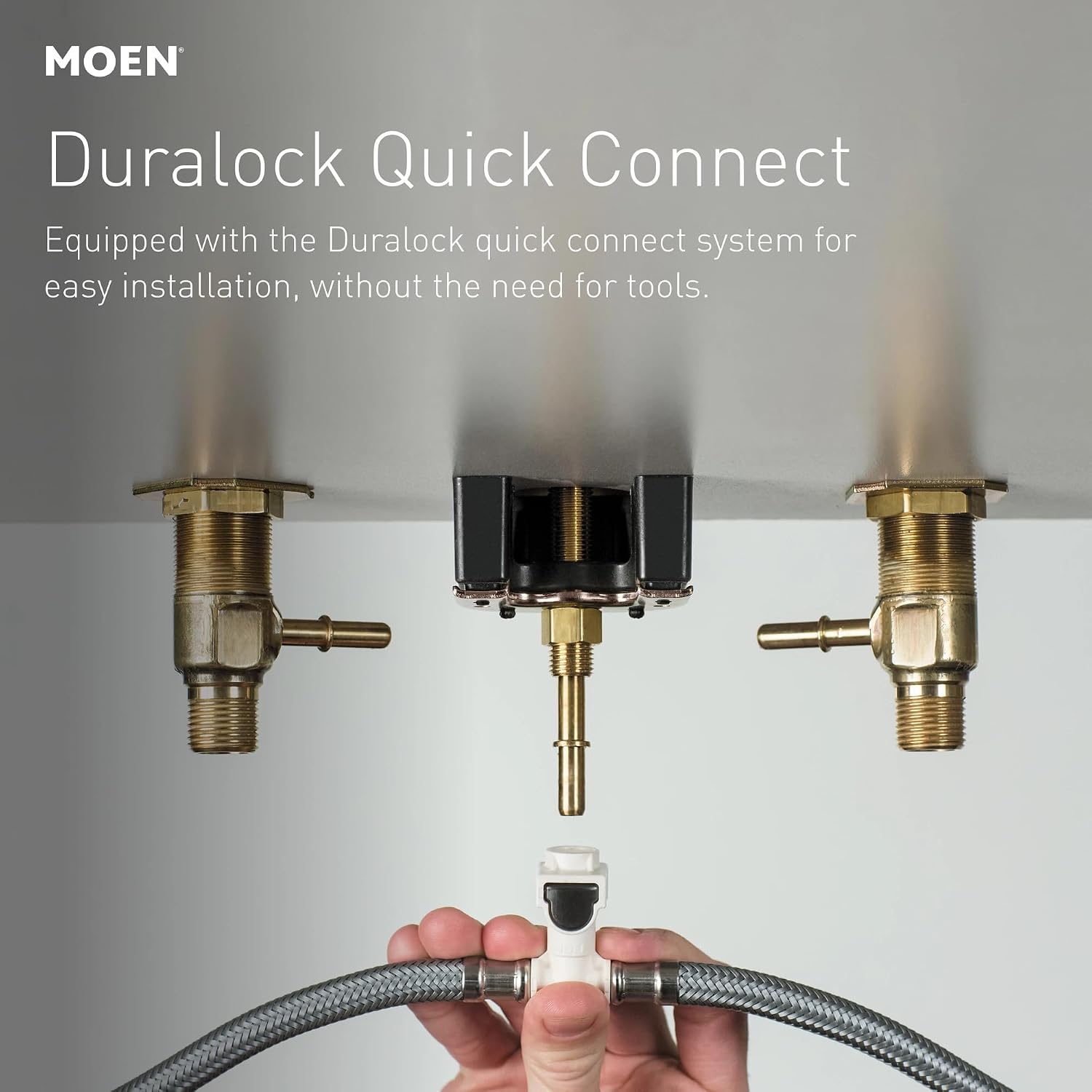Moen Genta LX Chrome Bathroom Faucet and Hardware Bundle - Faucet (TV6708), Toilet Paper Holder (BH3808CH), 24‑in Towel Bar (BH3824CH), Robe Hook (BH3803CH), 6.8‑in Hand Towel Bar (BH3886CH)
